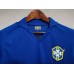 Brazil 1957 Away Blue Soccer Jersey